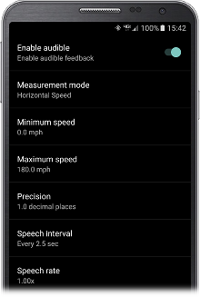 Audible settings